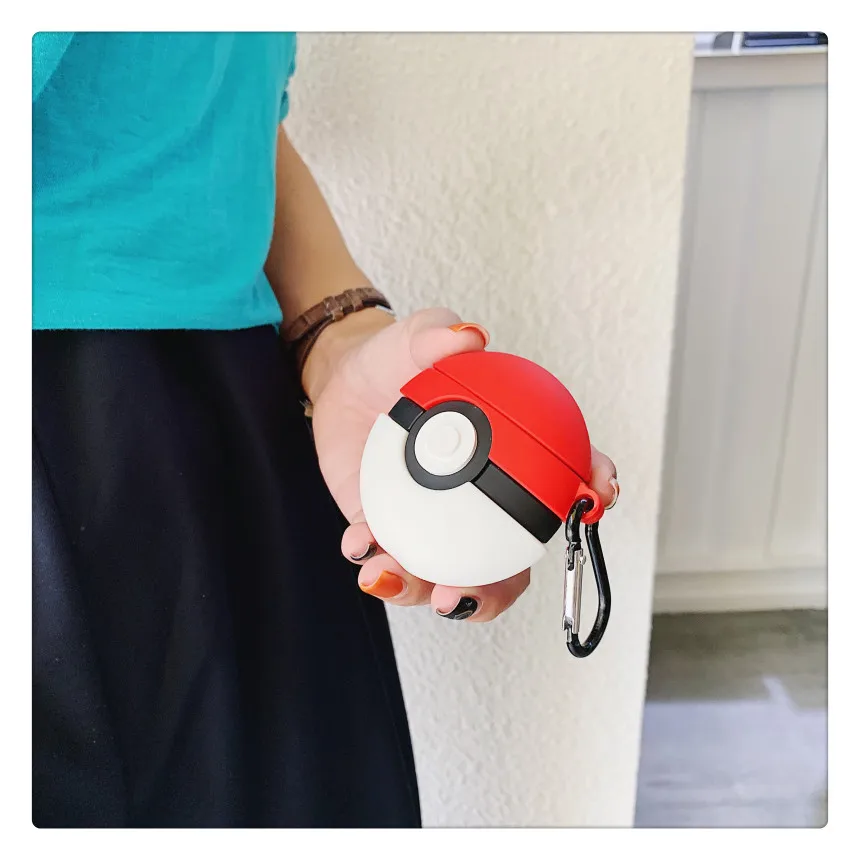 3D милый мультяшный Покемон эльф мяч чехол для Apple Airpods Pro TWS чехол для наушников Air Pods 3 2 1 мягкий силиконовый аниме брелок