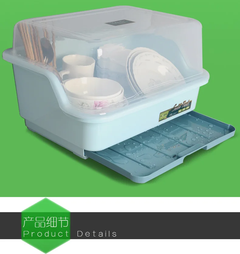 Put In The Storage Box Of Dishes And Chopsticks, Put In The Bowl Box, Drain The Bowl Rack, Kitchen, Household, Bowl With Cover
