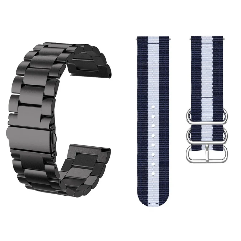 

22MM Metal Strap For Huawei Watch GT/GT2 46MM Honor Magic Smart Band Bracelet Stainless Straps For TicWatch Pro Wristband Correa