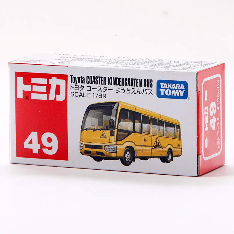 Takara Tomy Tomica № 49 Toyota Coaster детского сада автобус 1/89 металла литье под давлением