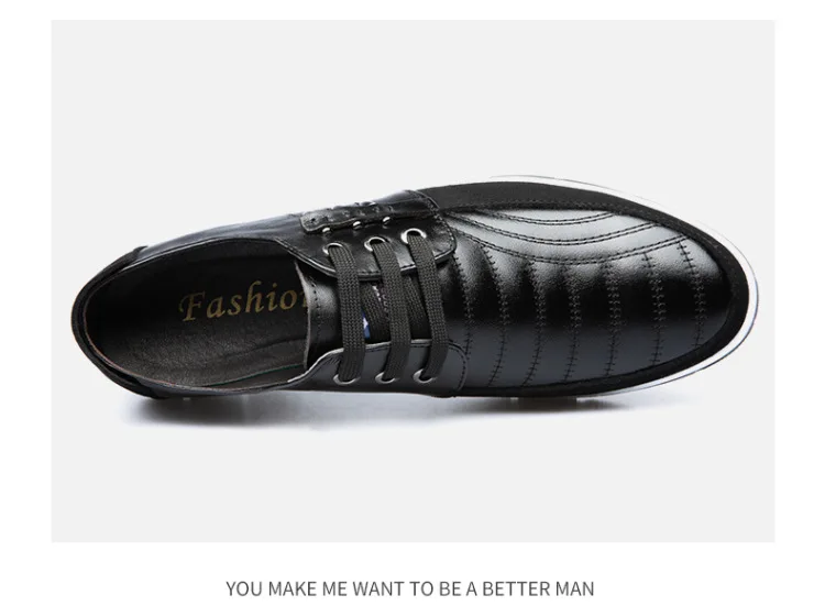 Mens Casual Top Layer Leather Round Head Hollow Outfit Youth Large Size Shoes Loafers Zapatos De Hombre Sneakers