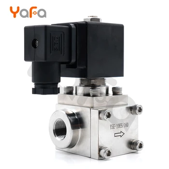 

304 Stainless Steel High Pressure Car Wash Solenoid Valve 0~300 Bar NC Normally Closed Solenoid Valve 3/8"-1" NPT BSP 2 Way