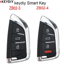 KEYDIY универсальный смарт-ключ ZB02-3/ZB02-4 для KD-X2 KD900 мини KD Автомобильный ключ дистанционного замена подходит более 2000 моделей