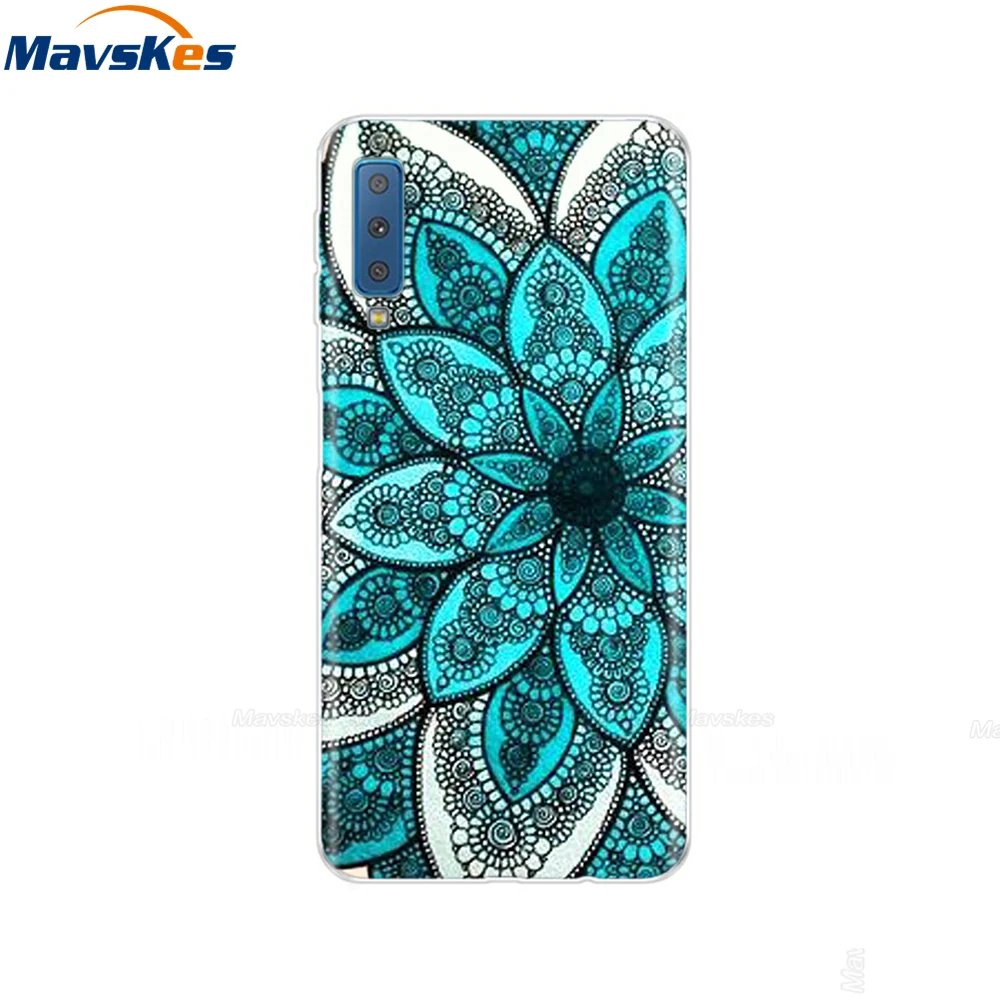Силиконовый чехол для samsung Galaxy A7 чехол A750 A750F чехол 6,0 'TPU чехол для телефона samsung A 7 750 750F Fundas Coque - Цвет: 19