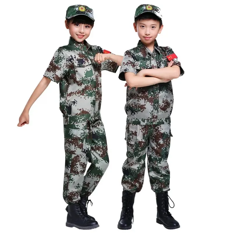 Kids Camouflage Uniform Army Military 