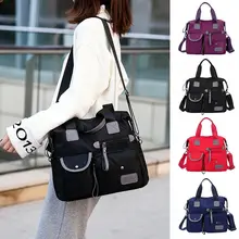 Женская Большая вместительная нейлоновая сумка через плечо, сумки-мессенджеры, водонепроницаемые сумки через плечо, сумки для покупок