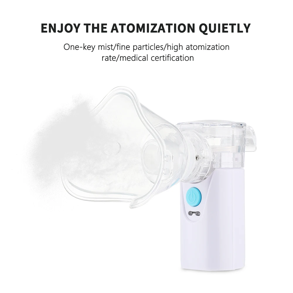 Aérosol portable, Nébuliseur à mailles silencieuses, Mini inhalateur pour  les maladies respiratoires utilisé pour, Nébulisation