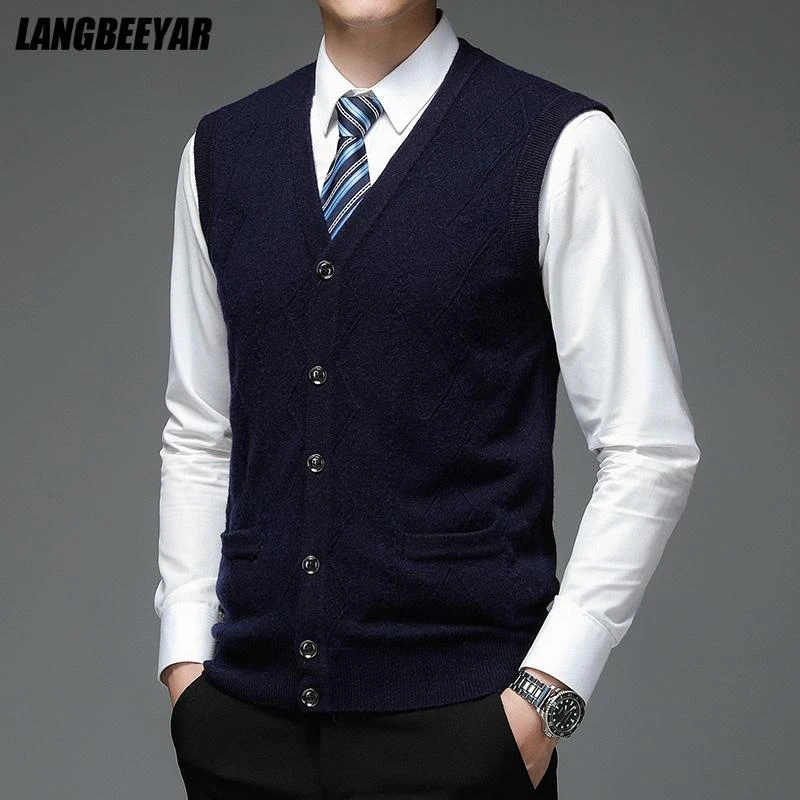 メンズウールセーター ブランド名 無地 Vネック ニットベスト ノースリーブ カジュアル 100 Vests Aliexpress メンズウールセーター ブランド名 無地 Vネック ニットベスト ノースリーブ カジュアル 100 Vests Aliexpress