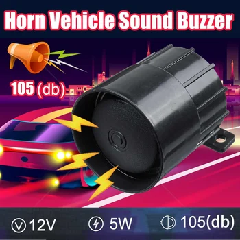 

DC 12v Loud Car Horn Auto Warning Sirens Backup Alarms Warning Sound Beep Reverse Sirens 105db Waterproof Dustproof