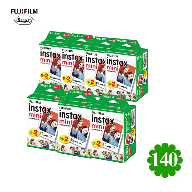 white 140 sheets Fujifilm Instax Mini квадратная пленка Instax mini 9 8 10-200 лист для камеры Polaroid Фотоальбом для Fujifilm Instax Mini 7s - Цвет: white 140 sheets
