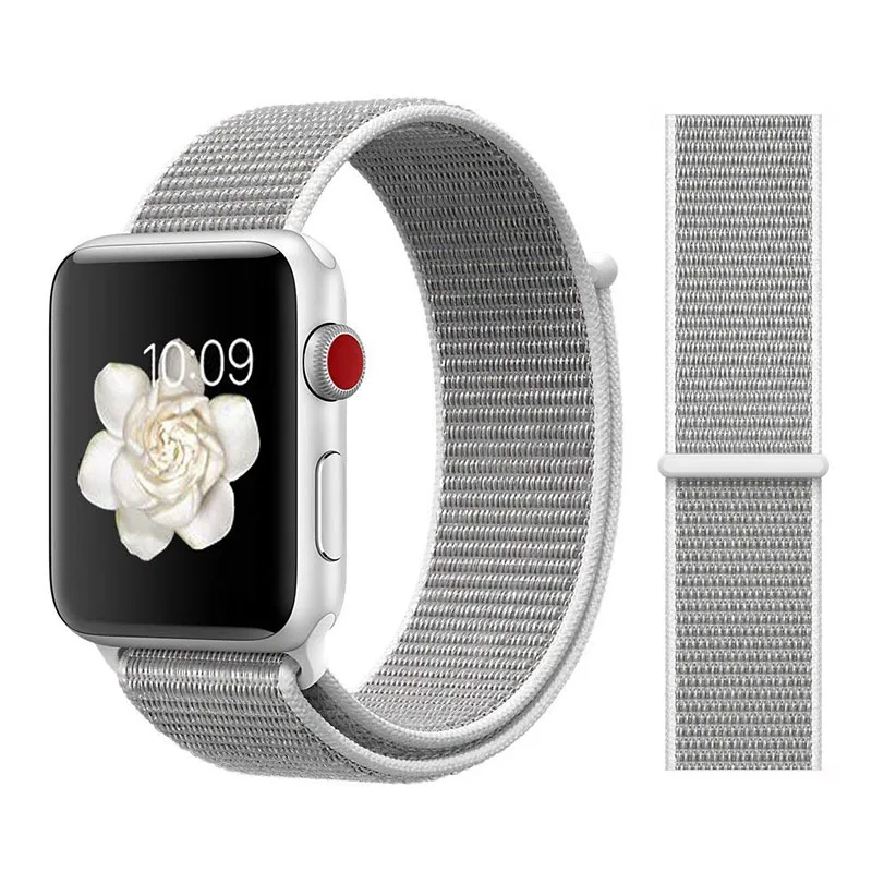 Oulucci ремешок из нержавеющей стали для apple watch ремешок 38 мм/40 мм/42 мм/44 мм сменный ремешок для apple watch 5/4/3/2 - Цвет ремешка: seashell