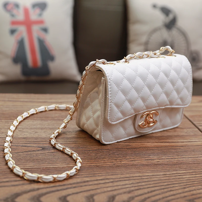 

Ladies cross body handbags genuine leather top quality bags for women 2020 fashion chains gg brand single bag sac main femme