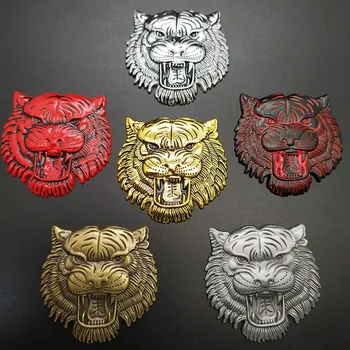 

new Car Decoration 3D Metal Tiger Logo Emblem Badge Automobile Truck Motorcycle Sticker Decal Car Styling Accessories