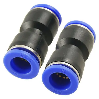 2 Pcs 12mm to Straight Pneumatic Fitting Push In Quick Connectors | Обустройство дома