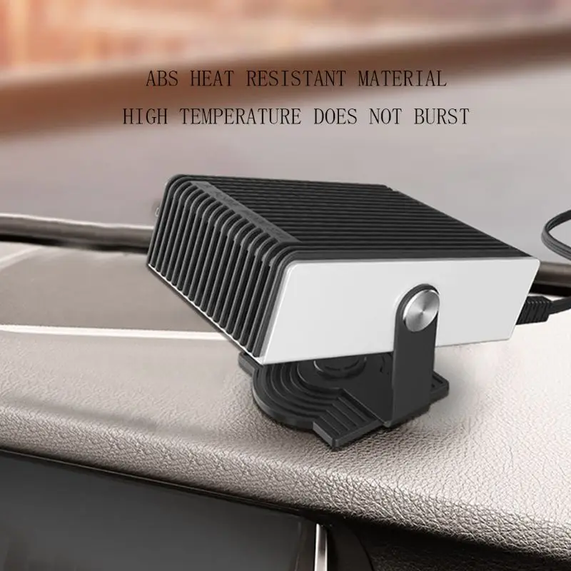 Квадратный портативный автомобильный охлаждающий обогреватель, вентилятор для автомобиля 12 В/24 В, автомобильный электронный автомобильный обогреватель, многофункциональный авто