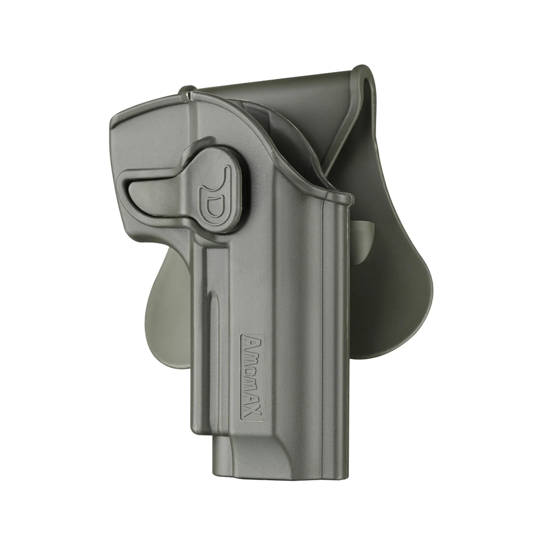 Amomax Регулируемая тактическая кобура для Tokyo Marui/WE/KJW/KSC/KWA-правша зеленый(стандарт только с поясной пластиной