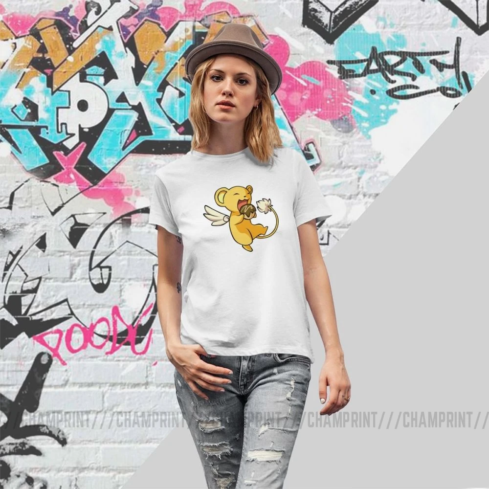 Kero Card Captor топы футболки Сакура футболка для женщин японского аниме Vogue футболка хлопок хипстер одежда женская печатная графика