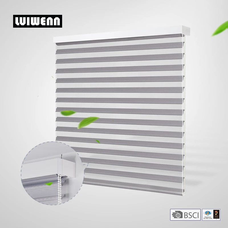 LUIWENN Home decoration special shangri-la shading blinds custom made sizes triple with front valance | Дом и сад