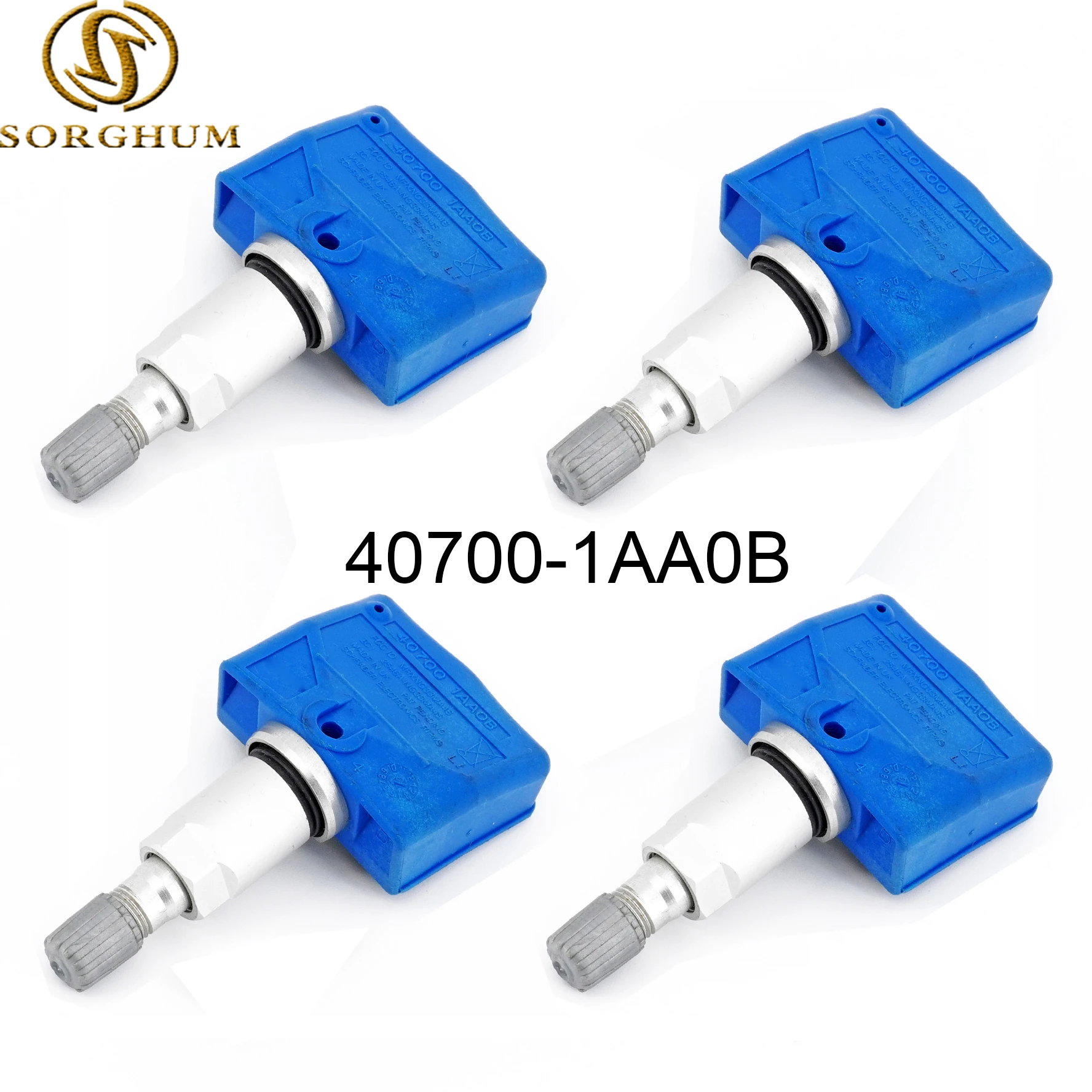 

4PCS 40700-1AA0B 407001AA0B TPMS Tire Pressure Sensor 315MHZ For Nissan For Infiniti M35 M45 Q45 FX35 FX45