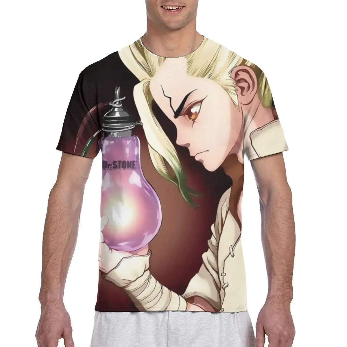 

Dr. Stone Newest 3d print Male Harajuku O-neck T Shirts