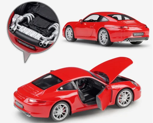 Welly 1:24 Porsche 911 991 Carrera S литья под давлением модели гоночных автомобилей в коробке