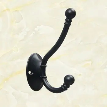 

10Pcs Wall Hooks Coat Hooks Towel Hook for Hanging Heavy Duty Hat Hook Double Wall Mounted Coat Hanger with Screws
