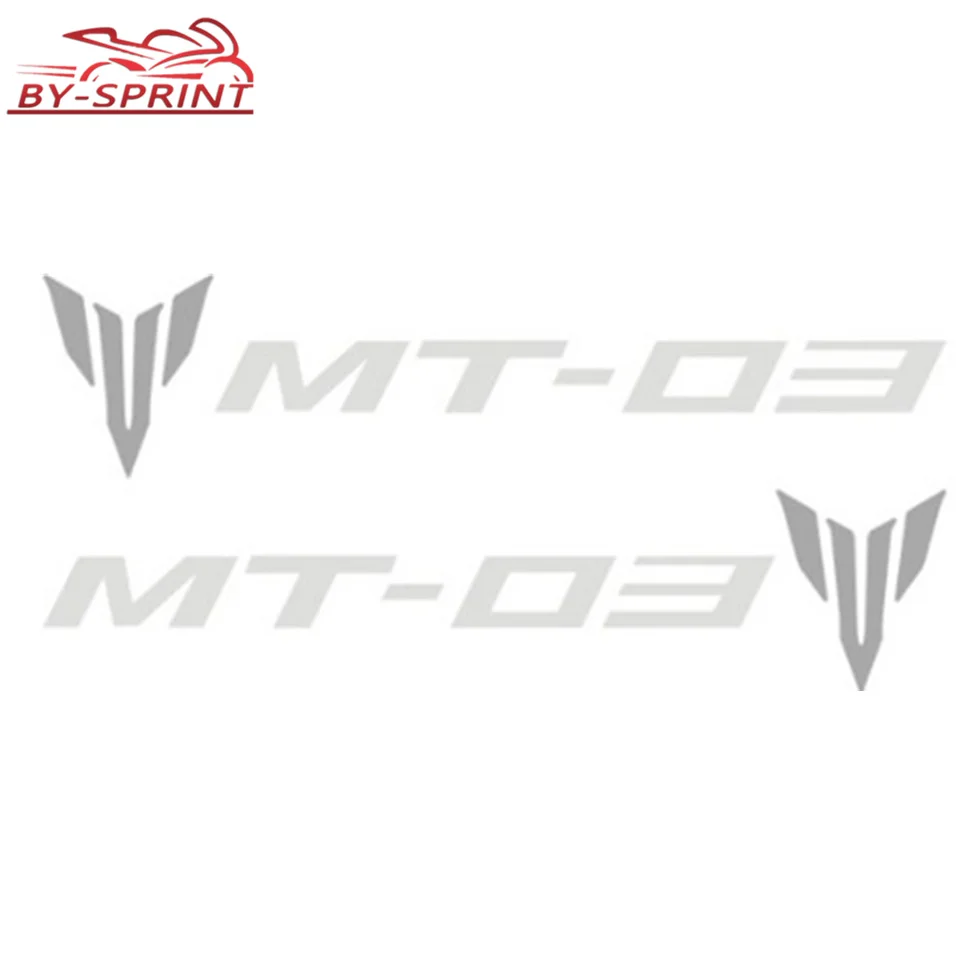 2 X мотоциклетные украшения универсальные эмблемы наклейки для YAMAHA MT 03 MT03 mt