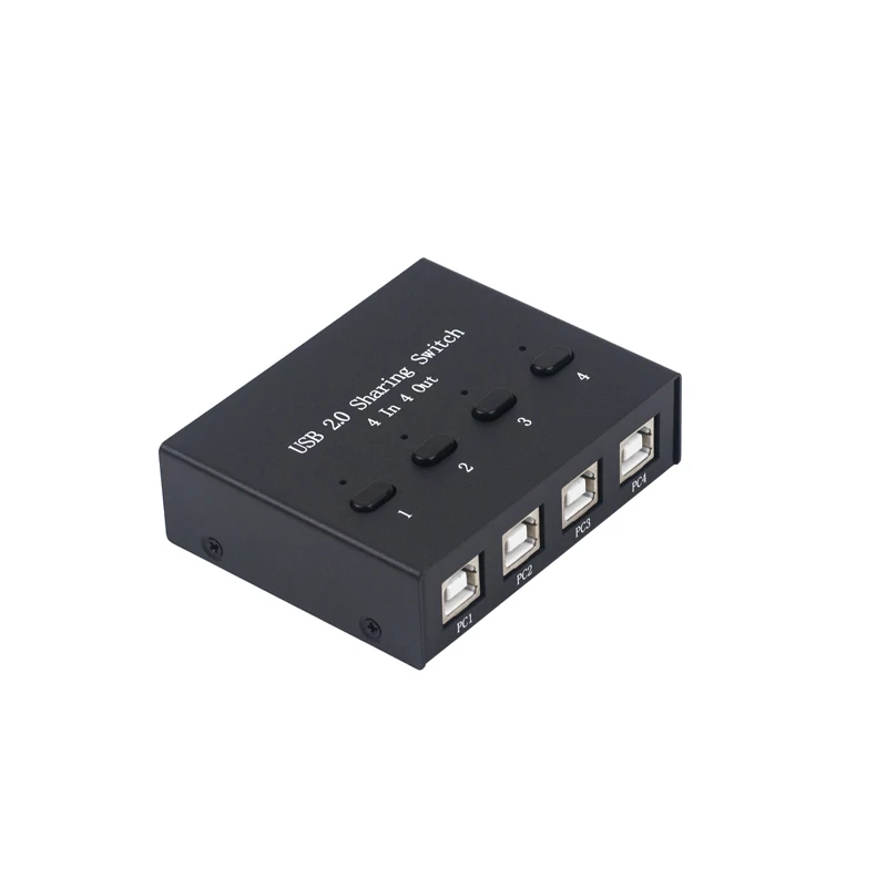  4 port usb sharing switch device 4 in 4 out computer sharing mouse keyboard printer device Share 4 