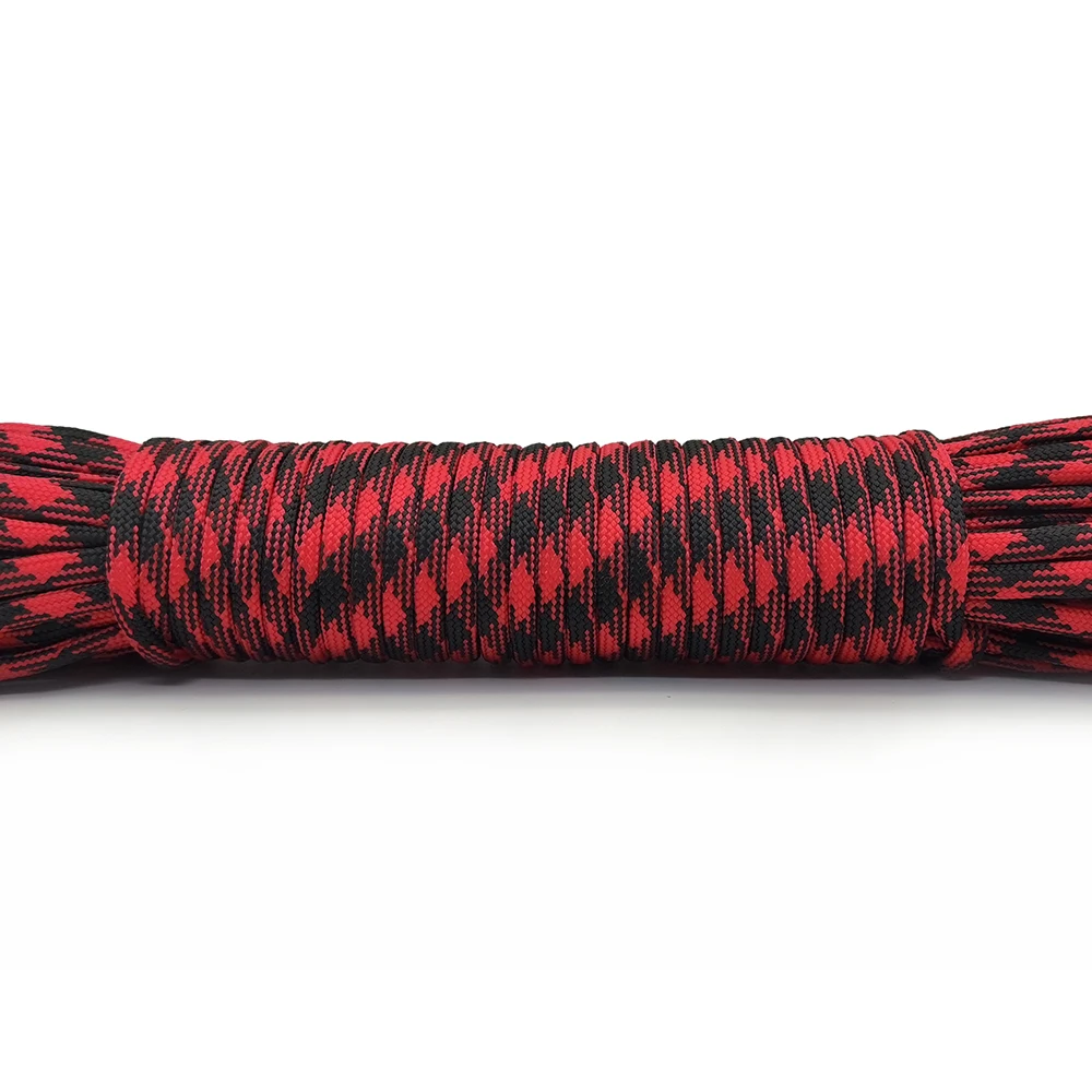 550 Paracord Parachute Cord Lanyard Tent Rope Guyline Mil Spec Type III 7 Strand 50FT 100FT For Hiking Camping paracord rope