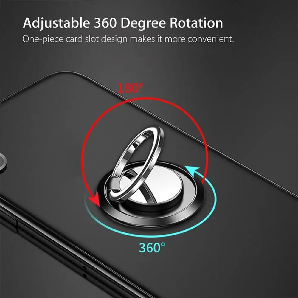 Кольцо держатель для телефона 360 градусов Samsung Xiaomi iPhone X 7 6 55 дюймов|Подставки и