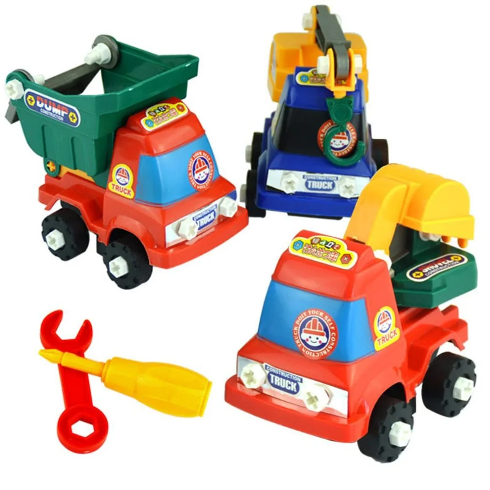 

Engineering CarBaby Kids Portable Children Inertia Little Excavator Truck Crane Mixer Birthday Gift Developmental Toy HOT