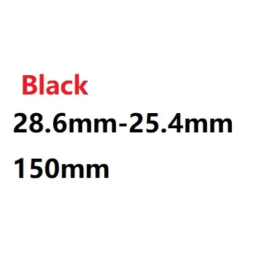 Black 25.4mm MTB горный велосипед 25,4 мм 22,2 мм стебли велосипеда увеличение высоты стволовых труб 150 мм 28,6 мм передняя вилка стержня адаптер конверсии частей - Цвет: Black 25.4mm
