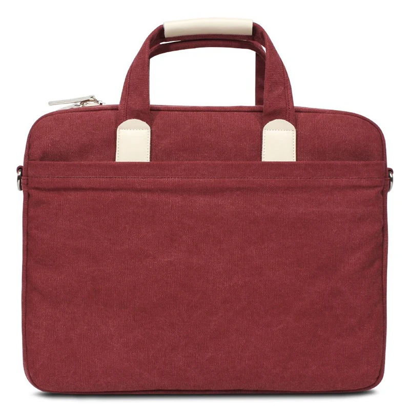 National Style Can Be Shoulder-Shoulder Portable Diagonal Three-Use Computer Bag 14-Inch Notebook Canvas Bag