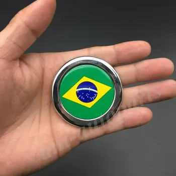 

Metal Brazil Brazilian Flag Car Emblem Badge Motorcycle Sticker Fairing