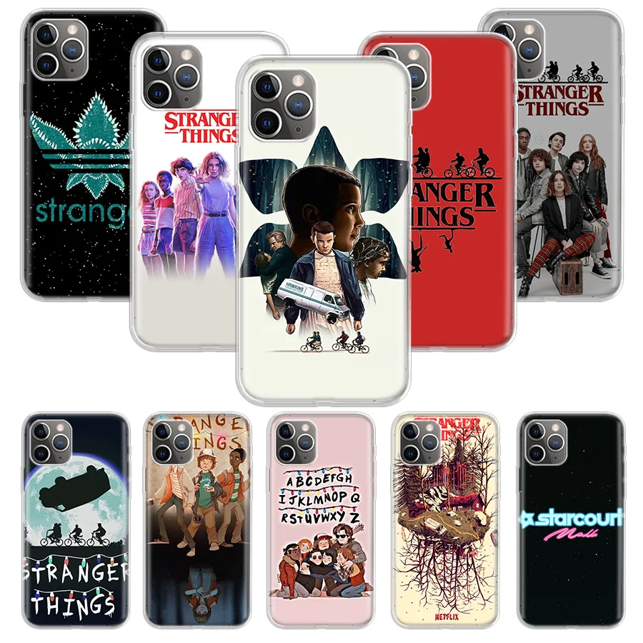 

stranger things 3 Case for Apple iphone 11 Pro XS Max XR X 7 8 6 6S Plus 5 5S SE 10 Ten Gift Soft TPU Silicone Phone Cover Coque