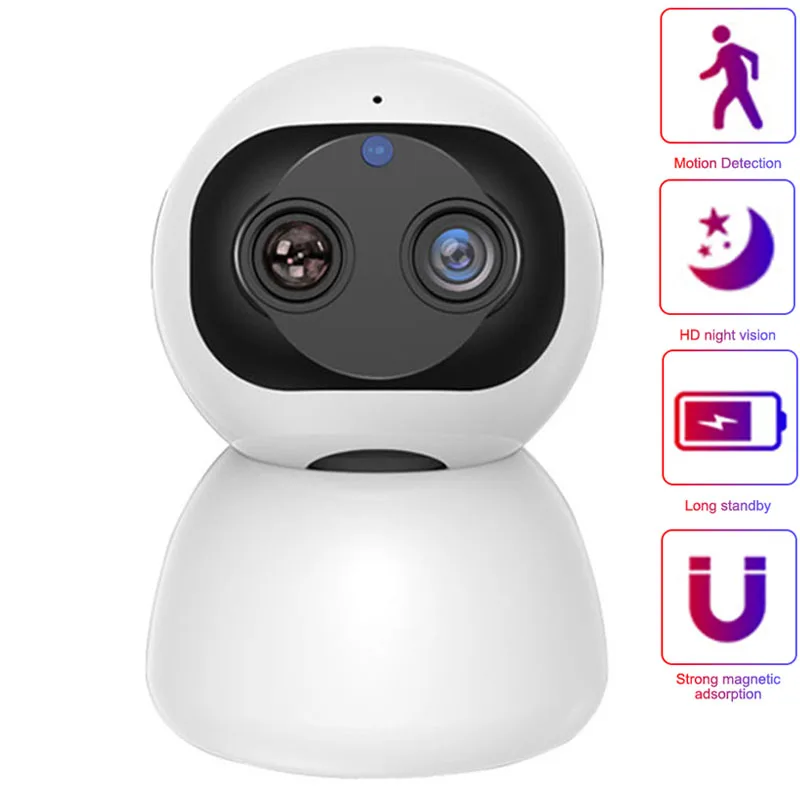 HD AI 1080P 8x hybrid IP Camera PTZ wireless smart dual camera zoom wifi camera Auto Tracking Security Surveillance Camera