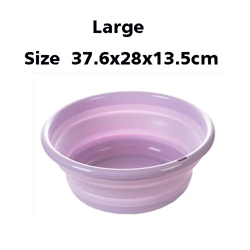 Large Purple Портативный складное ведро складной бассейна туризма складные столы и стулья для ведро рыбалка продвижение кемпинг ведро для мойки автомобилей открытый кемпинг - Цвет: Large Purple