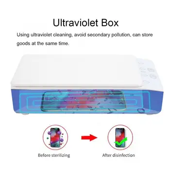 

Multifunction Mobile Phone UV Box Portable UV Cell Phone Cleaners USB Charging UV Sterilization