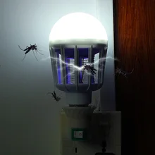 Lámpara LED antimosquitos para el hogar, bombilla de luz de CA de 220V, Mata mosquitos electrónico, E27, 9W, iluminación para dormitorio