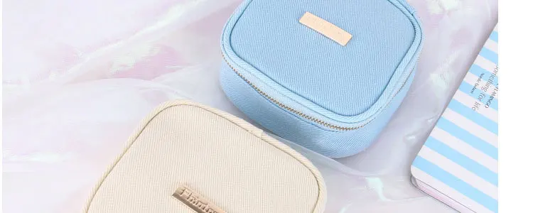 Hipster Environmentally Friendly Travel Storage Bag Sanitary Towel Large Capacity Portable Simple Cotton Cloth Carrying Cosmetic