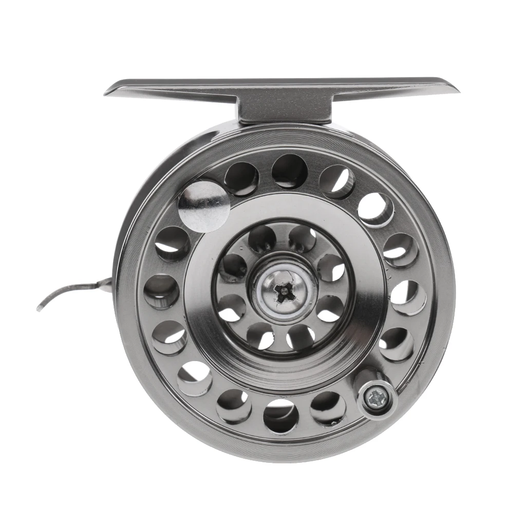 Aluminum Alloy Trout Fly Fishing Reel Former Ice Fishing Vessel Wheel 