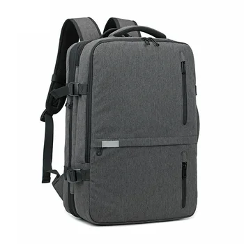 

New Arrival Men Stretchable Backpack Large Capacity with USB Charging Port Knapsack for Travel Outdoor