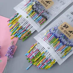 Tiges de recharge pour stylo effaçable, impression Animal magique, fournitures de papeterie scolaires et de bureau, 100 pièces/ensemble 