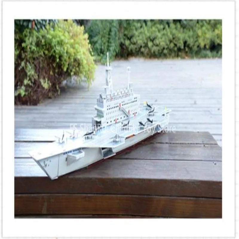 3D бумажный пазл военный корабль Перевозчик бумажные Пазлы игрушки для детей Обучающие модели игрушки