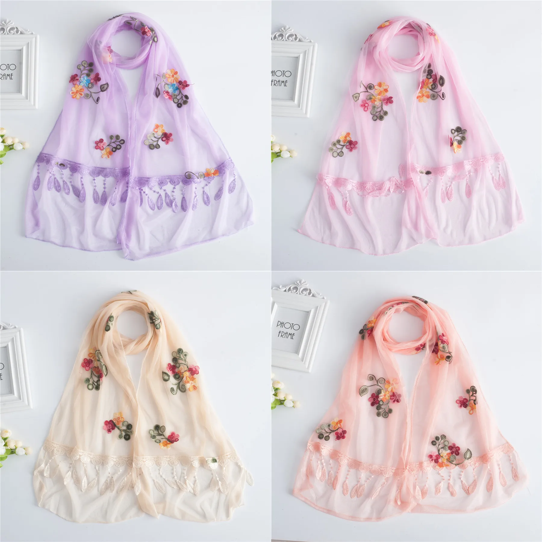 Newborn Photography Props Lace Embroidered Wraps With Tassels Studio Photo Accessories Background Baby Photo Shoot Blanket