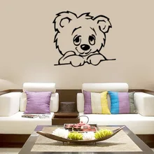 Детский сад детская комната мультфильм Медведь Европа и Америка Горячая съемный внешней торговли настенные наклейки настраиваемые Whol