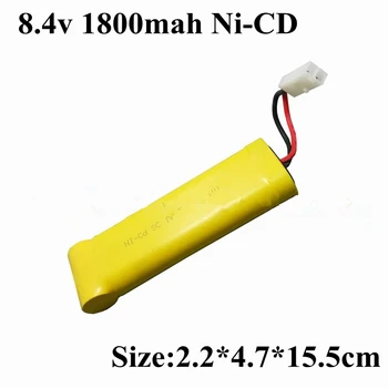 

2pcs Ni-Cd 8.4V SC1800mAh Rechargeable Battery Pack for Remote Control Luxury Speedboat