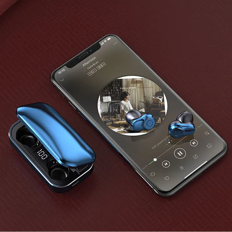 Сенсорные bluetooth-наушники, беспроводные наушники TWS Bass, наушники для мобильного телефона mi airdots Red mi Note 8 U mi digi A5 Pro