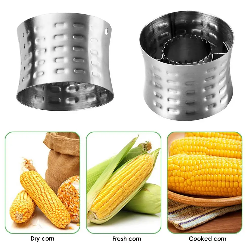 304 Stainless Steel Corn Peeler Corn Stripper Cob Cutter Thresher Stripper Fruit And Vegetable Coring Tool For Kitchen Tool
