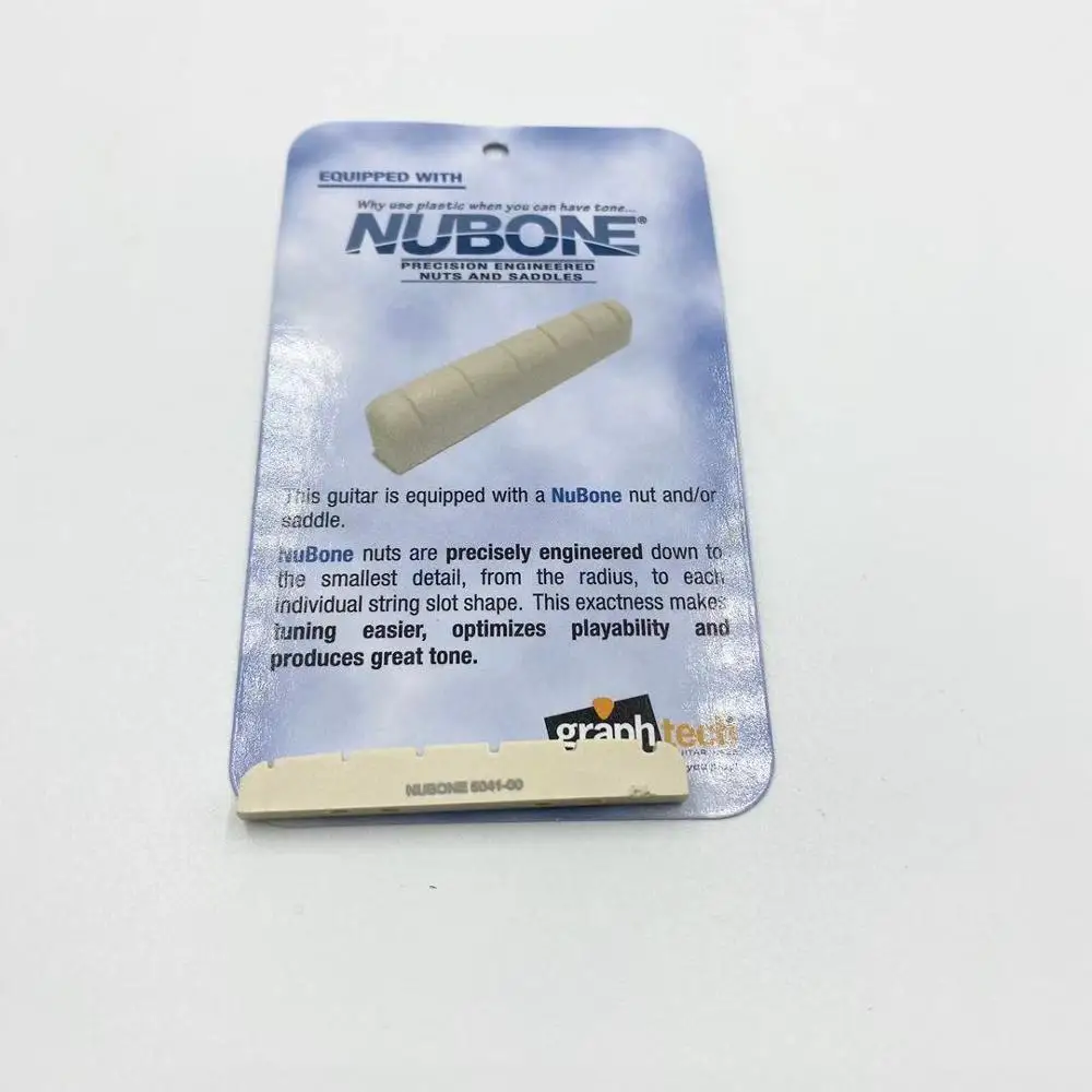 Гитарная гайка NUBONE 5041-00 с плоским дном для электрогитары